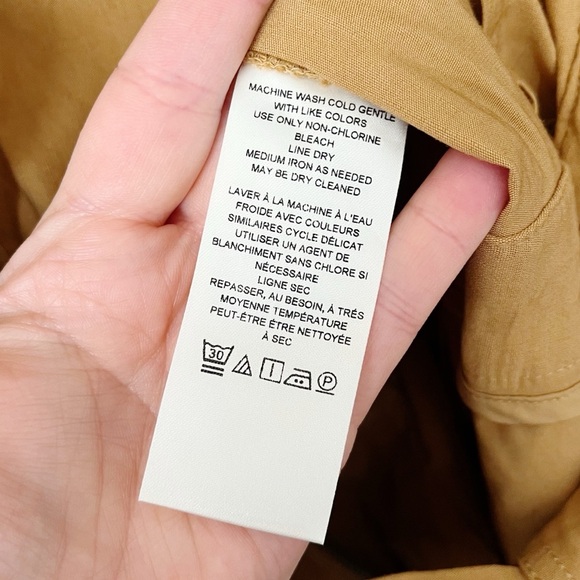 Anthropologie Maeve The Colette Weekend Jumpsuit Camel Tan Size 8 Belted NEW - Picture 12 of 13